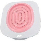 Adaptor de toaleta pentru pisici Linomag&reg;, Kit pentru educare pisicii la toaleta, Roz