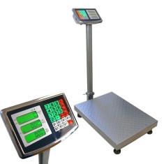 Cantar de platforma, sarcina maxima 500 kg, din otel, afisaj digital cu iluminare, cu baterie reincarcabila de mare capacitate, precizie de masurare +