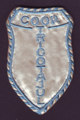 Anii 70 - Emblema sportiva brodata COOP. TRICOTAJUL Cluj foto