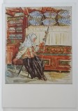 TARANCA CU FURCA DE TORS , TRANSILVANIA , REPRODUCERE , CARTE POSTALA , INCEPUTUL SEC. XX