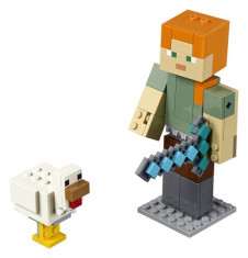 Lego Minecrafta?? Alex Bigfig Cu Ga?ina? foto