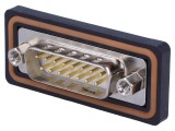 Conector D-Sub 15 Pin pentru Montare Panou și Lipire, CONNFLY