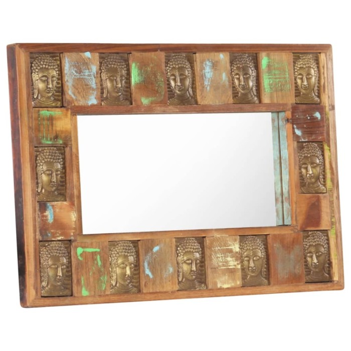 Servantă plăci Buddha, 80 x 50 cm, lemn masiv reciclat