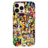 Husa compatibila cu Apple iPhone 15 Pro Max model Simson Universe, Silicon, TPU, Viceversa, Transparent, Carcasa
