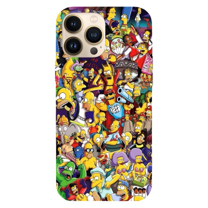 Husa compatibila cu Apple iPhone 14 Plus model Simson Universe, Silicon, TPU, Viceversa