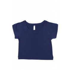 Tricou dama B&amp;C, decolteu rotund, Bleumarin