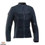 Geaca (jacheta) femei pentru scuter - motocicleta Racing/Roadster Ixon vara model Fresh LS culoare: navy (albastru) Navy (albastru) L