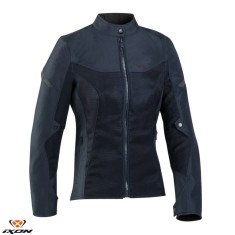 Geaca (jacheta) femei pentru scuter - motocicleta Racing/Roadster Ixon vara model Fresh LS culoare: navy (albastru) Navy (albastru) XS