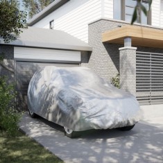 Husa auto SUV, curele cu catarama, complet, argintiu M PEVA GartenMobel Dekor foto