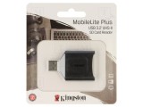 Cititor card Kingston USB 3.2 Gen 1 pentru SD, SDHC, SDXC, negru