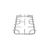 Grătar s&acirc;rmă două focuri 417x225 mm pentru plită F5512 Compatibil