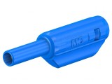 Mufă Banană 2mm 10A 600V Albastră Aurită