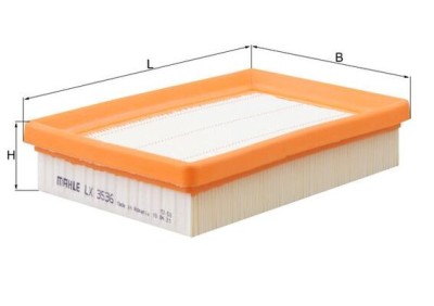 MAHLE LX 3536 Filtru aer foto