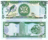 Trinidad &amp; Tobago 5 Dollars 2006 UNC