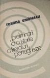 PRELIMINARII LA O ISTORIE A LITERATURII PORTUGHEZE-ROXANA EMINESCU-236828