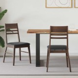vidaXL Scaune de dining 2 pcs Maro deschis 43 x 54 x 89 cm 42020439
