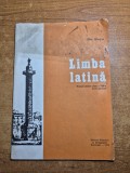 manual de limba latina - pentru clasa a 8-a - din anul 1976