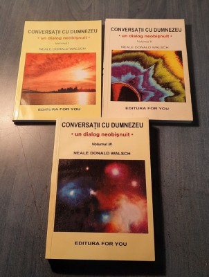 Conversatii cu Dumnezeu un dialog neobisnuit 3 volume Neale Donald Walsch foto