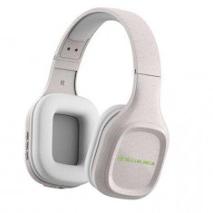 Casti Stereo Wireless Tellur Green Pulse, Bluetooth Over-ear, Pliabile (Crem)