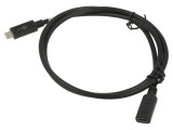 Cablu USB 3.2 USB-C la USB-C 1m Negru