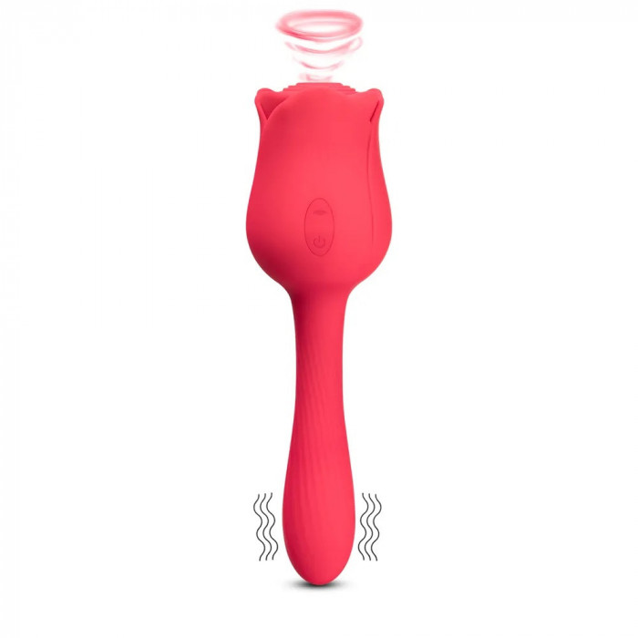 Vibrator Rose Double Function
