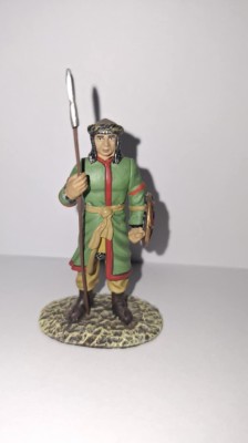 Luptator medieval din plumb - Garda personala a sultanului 1:32 foto