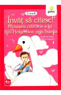 Invat sa citesc! Minunata calatorie a lui Nils Holgersson prin Suedia. Adaptare dupa Selma Lagerlof - Nivelul 3