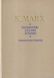 K. Marx - Insemnari despre romani. Manuscrise inedite, Editura Academiei, 1964, 186 pagini, cartonata, Istorie