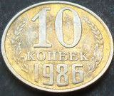 Cumpara ieftin Moneda 10 COPEICI - URSS / RUSIA, anul 1986 *cod 1326 A = patina, Europa