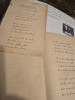 Manuscris pe trei pagini al poeziei &quot;Cantec pentru Lydia&quot;