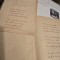 Manuscris pe trei pagini al poeziei &quot;Cantec pentru Lydia&quot;
