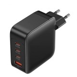 ALIMENTATOR SmartPhone la 220V Vention 4-Port USB (C + C + C + A) GaN Charging Kit (140W/140W/30W/18W) EU-Plug, &quot;FEIB0-EU&quot; (timbru verde 0.18 lei)