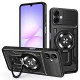 Husa pentru Samsung Galaxy A07 4G A075, Techsuit, RuggedCam, Neagra
