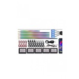 Lumini ambientale LED premium, kit RGB 18 &icirc;n 1, efecte dinamice Symphony cu control prin aplicație