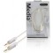 Cablu audio stereo Jack 3.5 mm tata - 3.5 mm tata 1m OFC alb Profigold