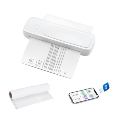 Imprimanta termica, model Ultra, portabila, fara fir, nu necesita tus, suporta formaturi pana in A4, Bluetooth, USB, compatibila cu iOS / Android / Wi foto