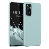 Husa Kwmobile pentru Xiaomi Redmi Note 11 Pro/Redmi Note 11 Pro 5G, Silicon, Verde, 57373.200, Carcasa