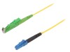 Cablu Fibra Optica Patch Cord FIBRAIN LC/UPC - E2/APC Simplex 3m Galben 1.8mm SMF G657A1