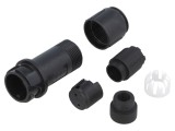Conector circular 2 pini, IP68, pe cablu