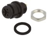 Conector Circular BINDER 3 Pini IP67 Mamă, Montare Panou, Placare Aurit