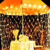 Instalatie tip plasa 1,5 m x1 m, 100 leduri, 8 jocuri de lumini,