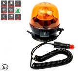 10 LED Lumina de avertizare Stroboscopica Lampa Girofar Intermitenta Magnetica Wireless Vid 130mm 12V 24V