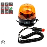10 LED Lumina de avertizare Stroboscopica Lampa Girofar Intermitenta Magnetica Wireless Vid 130mm 12V 24V