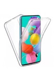 Husa 360 de grade Oppo Find X5 Lite silicon fata TPU spate Transparenta