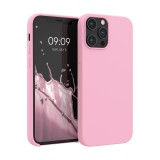 Husa Kwmobile pentru Apple iPhone 12 Pro Max, Silicon, Roz, 52644.110