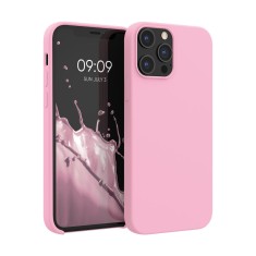 Husa Kwmobile pentru Apple iPhone 12 Pro Max, Silicon, Roz, 52644.110