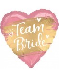Balon Folie Inima TEAM BRIDE 45x45 cm, Anagram