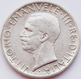 273 Italia 5 lire 1927 Vittorio Emanuele III km 67 argint, Europa