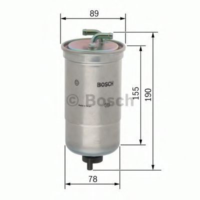 Filtru combustibil HONDA ACCORD VII (CL) (2003 - 2008) BOSCH 0 450 906 442 foto