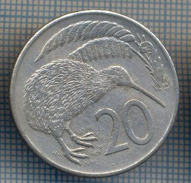 AX 971 MONEDA- NOUA ZEELANDA - 20 CENTS -ANUL 1980 -STAREA CARE SE VEDE foto